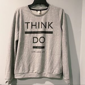 Joe Boxer Graphic Print Sweatshirt Grey